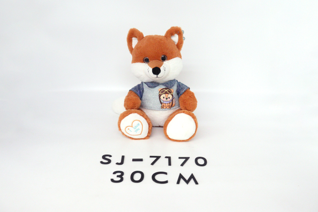 SJ-7170 30CM Stuffed Fox Plush Toy