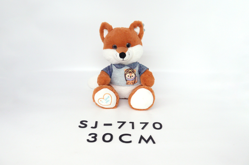 SJ-7170 30CM Stuffed Fox Plush Toy