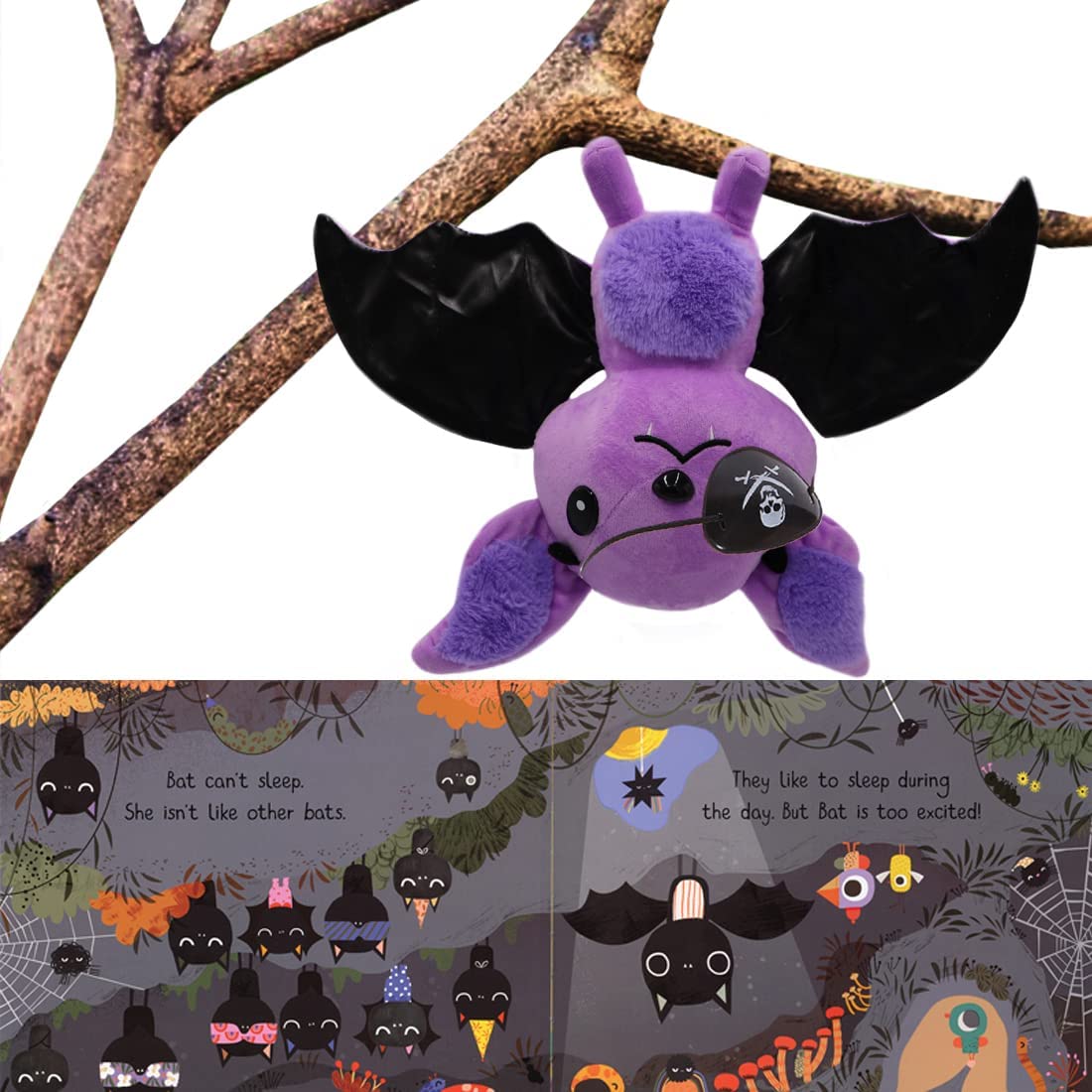 Halloween Kids Toy Bat Doll Animal Stuffed Plush Toy 