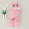 3-6 Months Newborn Plush Swaddle Blankets,Cute Bear Infant Clothes Baby Sleeping Bag