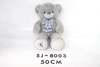 Sj-8003 50cm Stuffed Bowknot Teddy Bear Plush Toy 