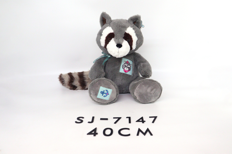 SJ-7147 40CM Stuffed raccoon Plush Toy