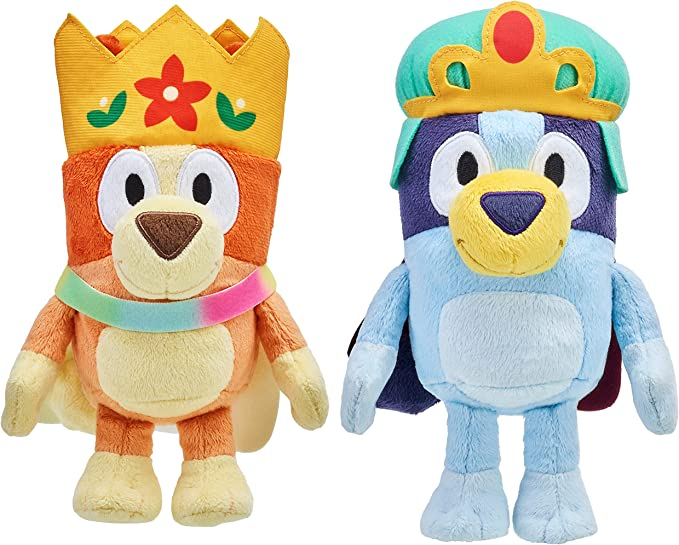 Custom Royal Bluey & Bingo Doll Stuffed Plush Toy