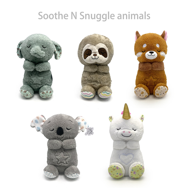 Soothe 'n Snuggle Sleeping Breathing Animals 