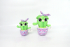 18cm 24cm Bow Hair Hoop Cactus Plant Stuffed Plush Toy