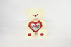 30cm Love Heart Stuffed Teddy Bear Plush Toy 
