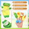 60 Pcs Finger Puppets Set,Different Stuffed Animals Finger Puppets for Role Playing, Teaching