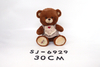 Sj-6929 30cm Stuffed Teddy Bear Plush Toy with Dress