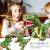 Kids Interaction Stuffed Animal Dinosaur Shape Hand Puppets