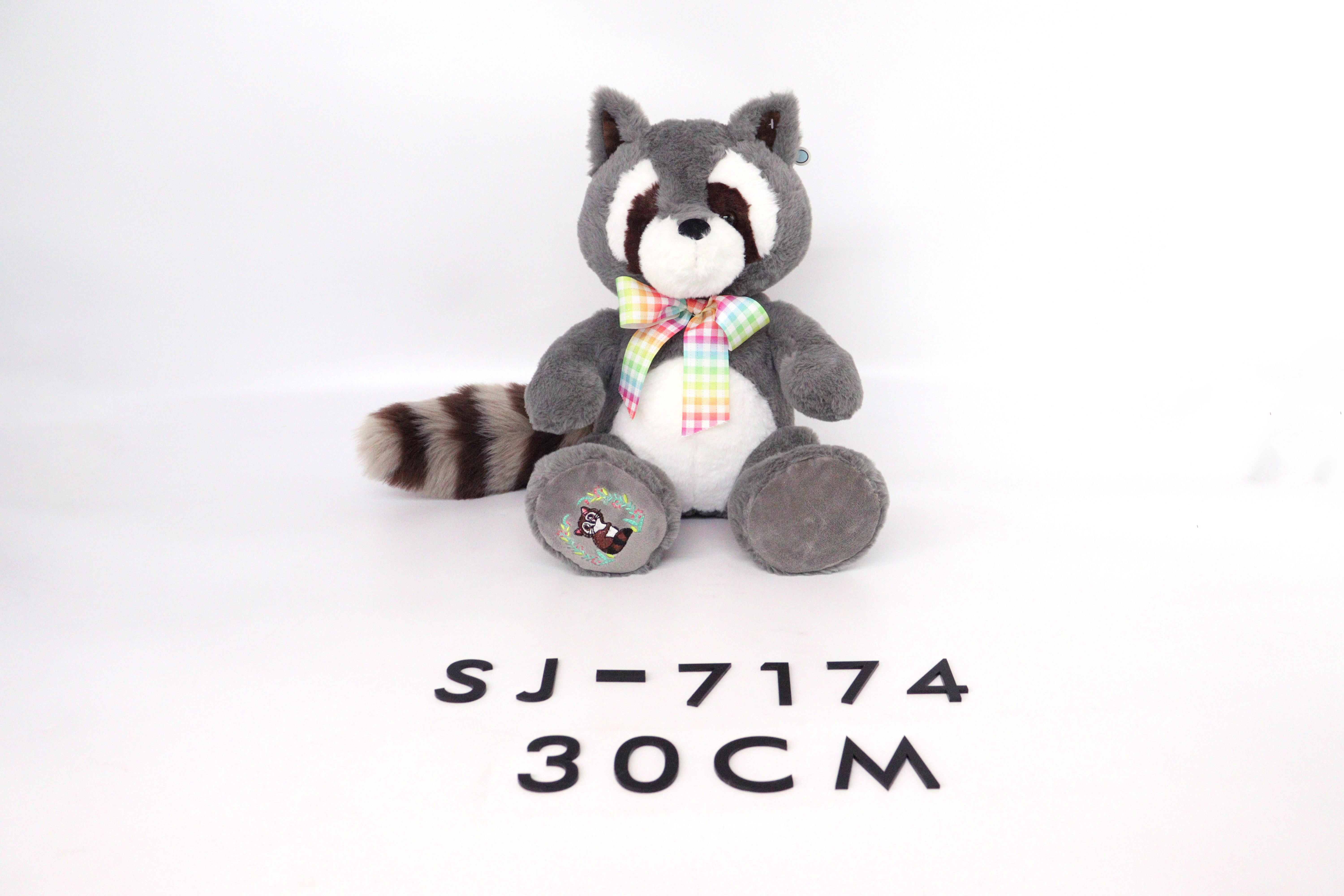 SJ-7174 30CM Stuffed raccoon Plush Toy