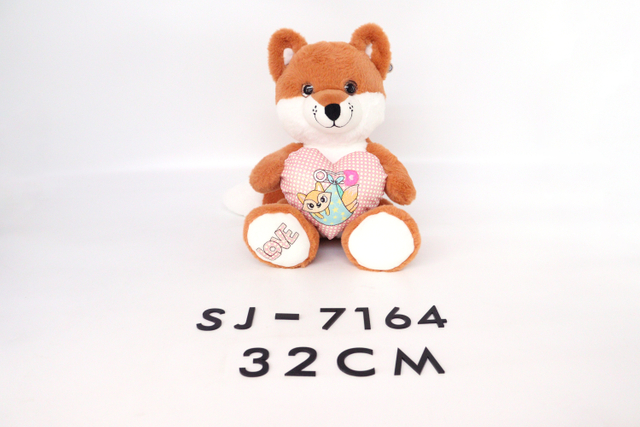 SJ-7164 32cm 50cm Stuffed Fox Plush Toy