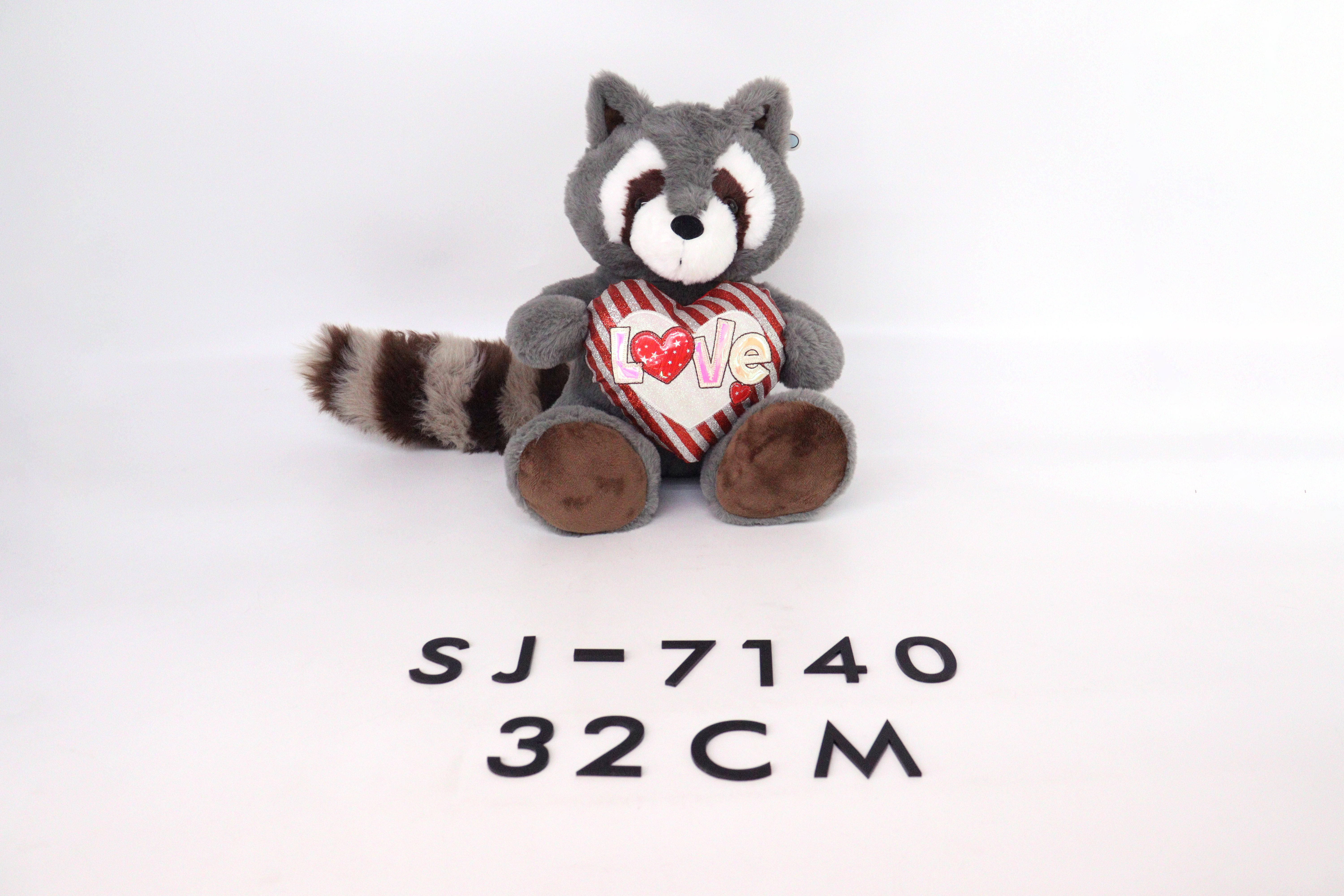 SJ-7140 32CM Stuffed raccoon Plush Toy