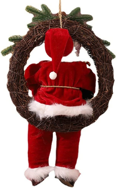  Christmas Plush Doll Stuffed Santa Doll Decoration Toy