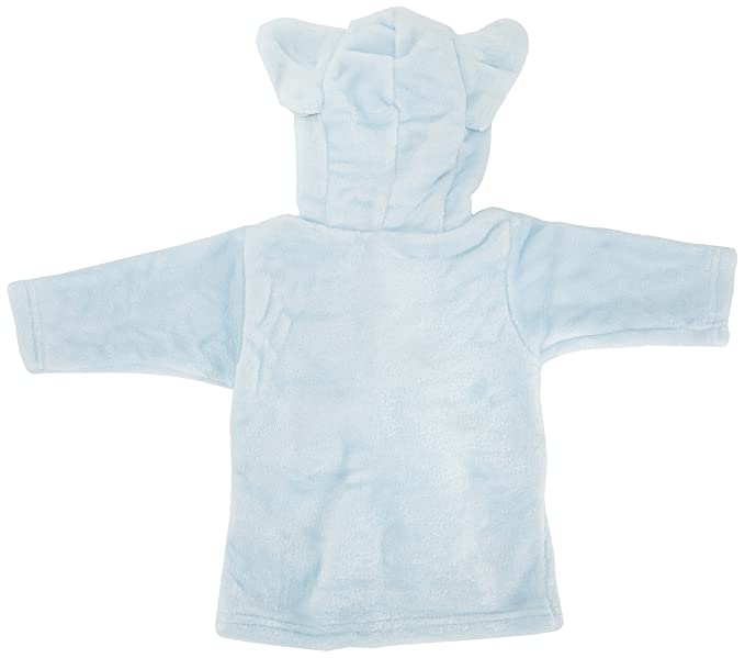 0-9 Months Baby Unisex Soft Baby Plush Blue Elephant Animal Face Bathrobe