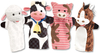 Farm Friends Hand Puppets,Cow, Horse, Sheep, and Pig Hand Puppets