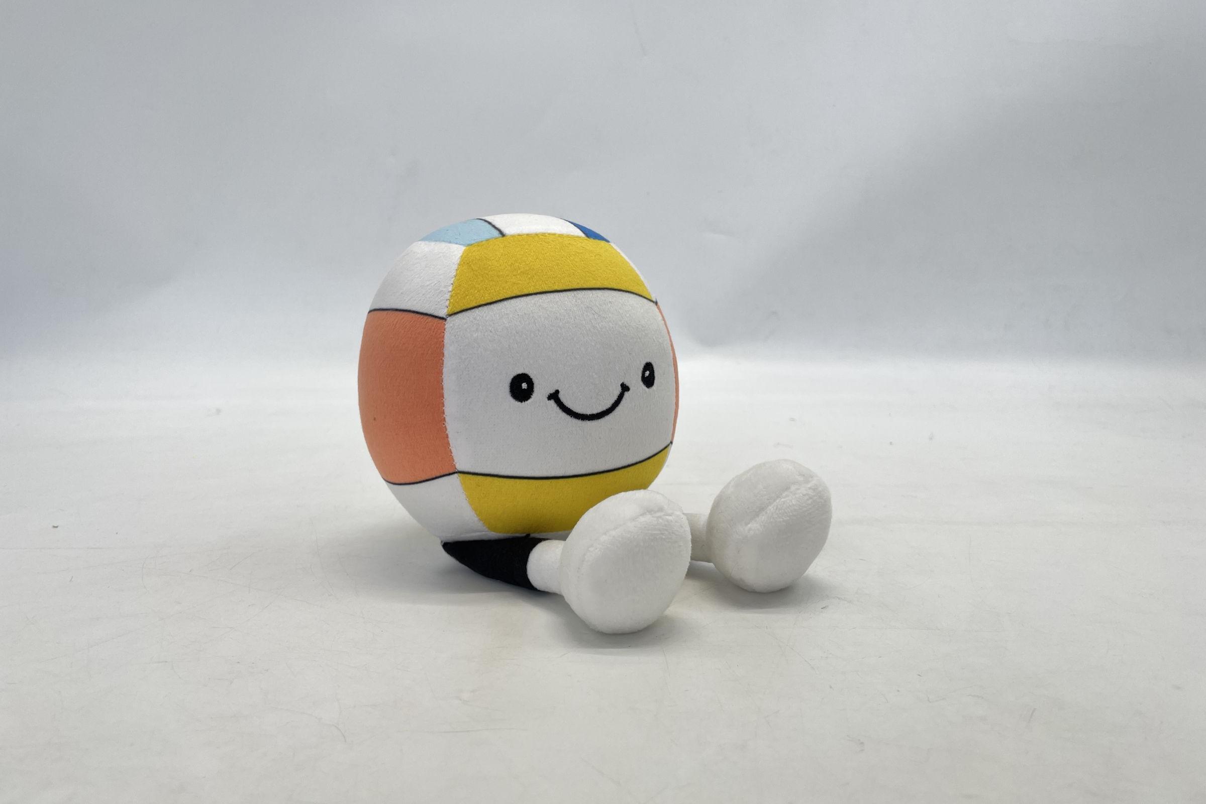 Small Ball Plush Toy with Smile