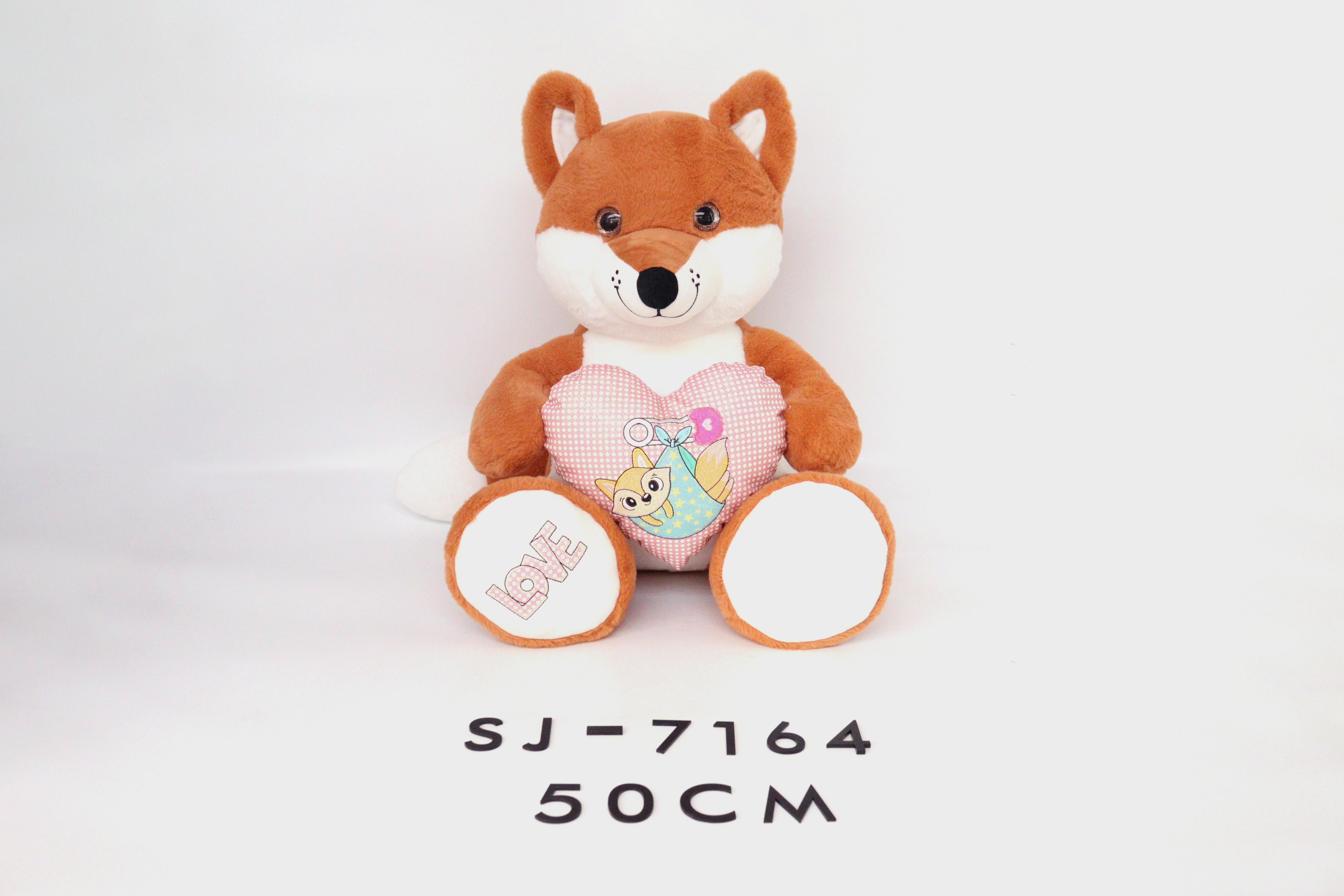 SJ-7164 32cm 50cm Stuffed Fox Plush Toy