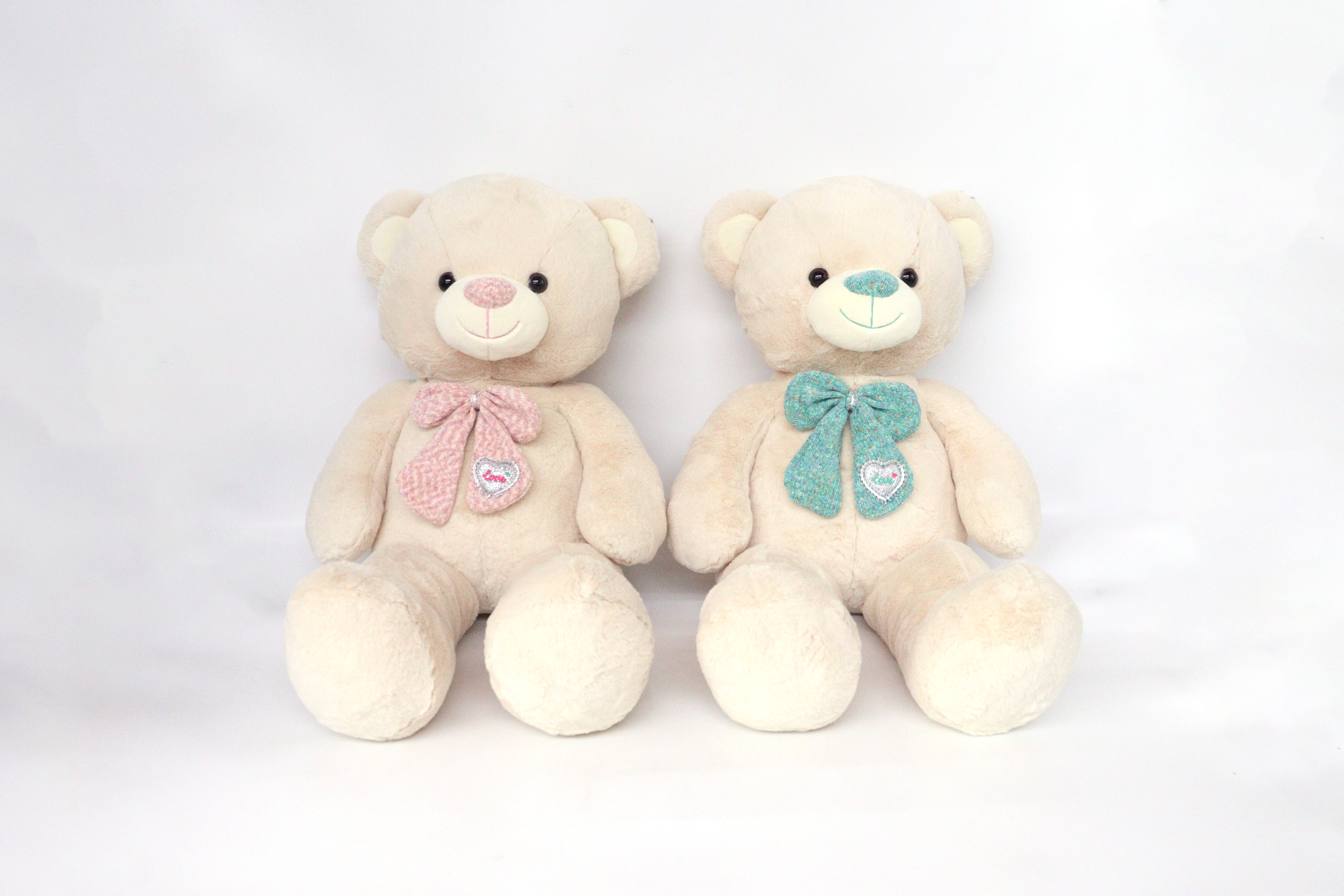 Sj-6977 50cm Stuffed Bowknot Teddy Bear Plush Toy 