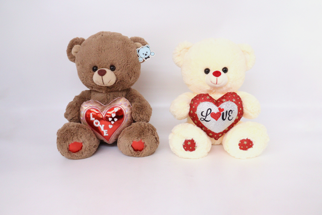 SJ-4909 30CM Stuffed Teddy Bear Plush Toy