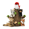 Custom A Set of Five Animals And Tree House Stuffed Plush Toy for Kids Gift