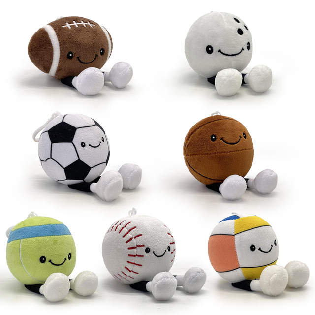 Small Ball Plush Toy with Smile