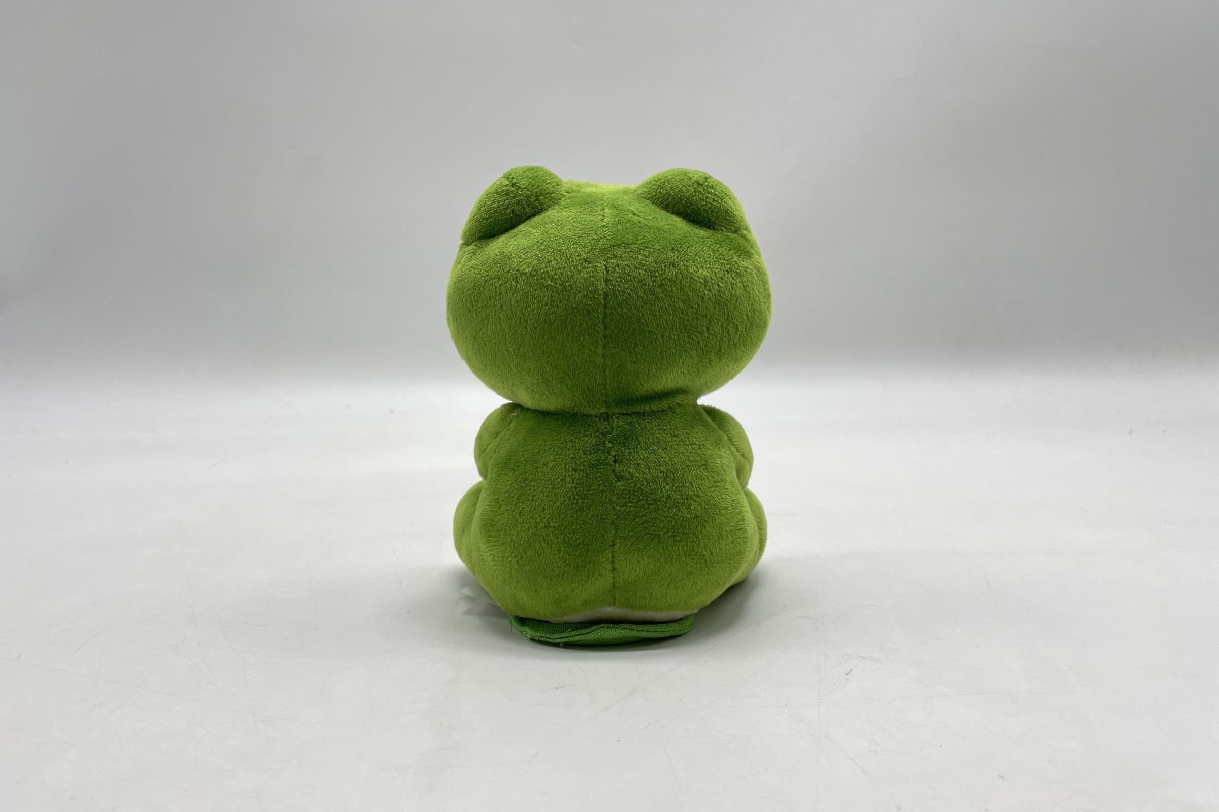 Custom Magnetic Frog Shoulder Sitter Plush Toy