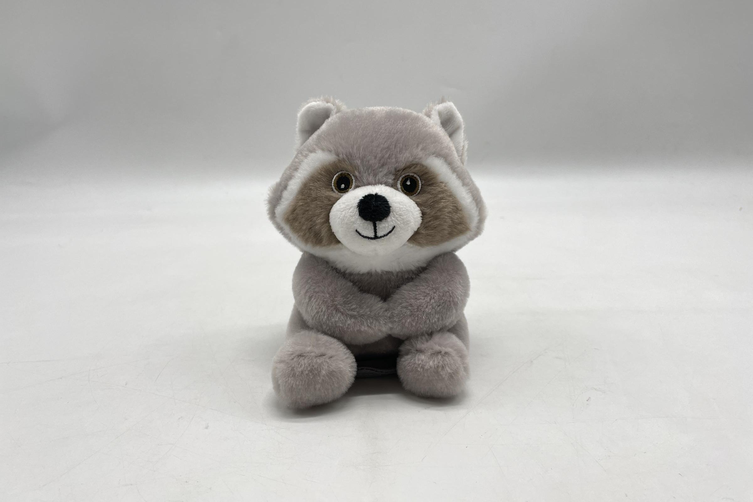 Custom Raccoon Shoulder Sitter Plush Toy