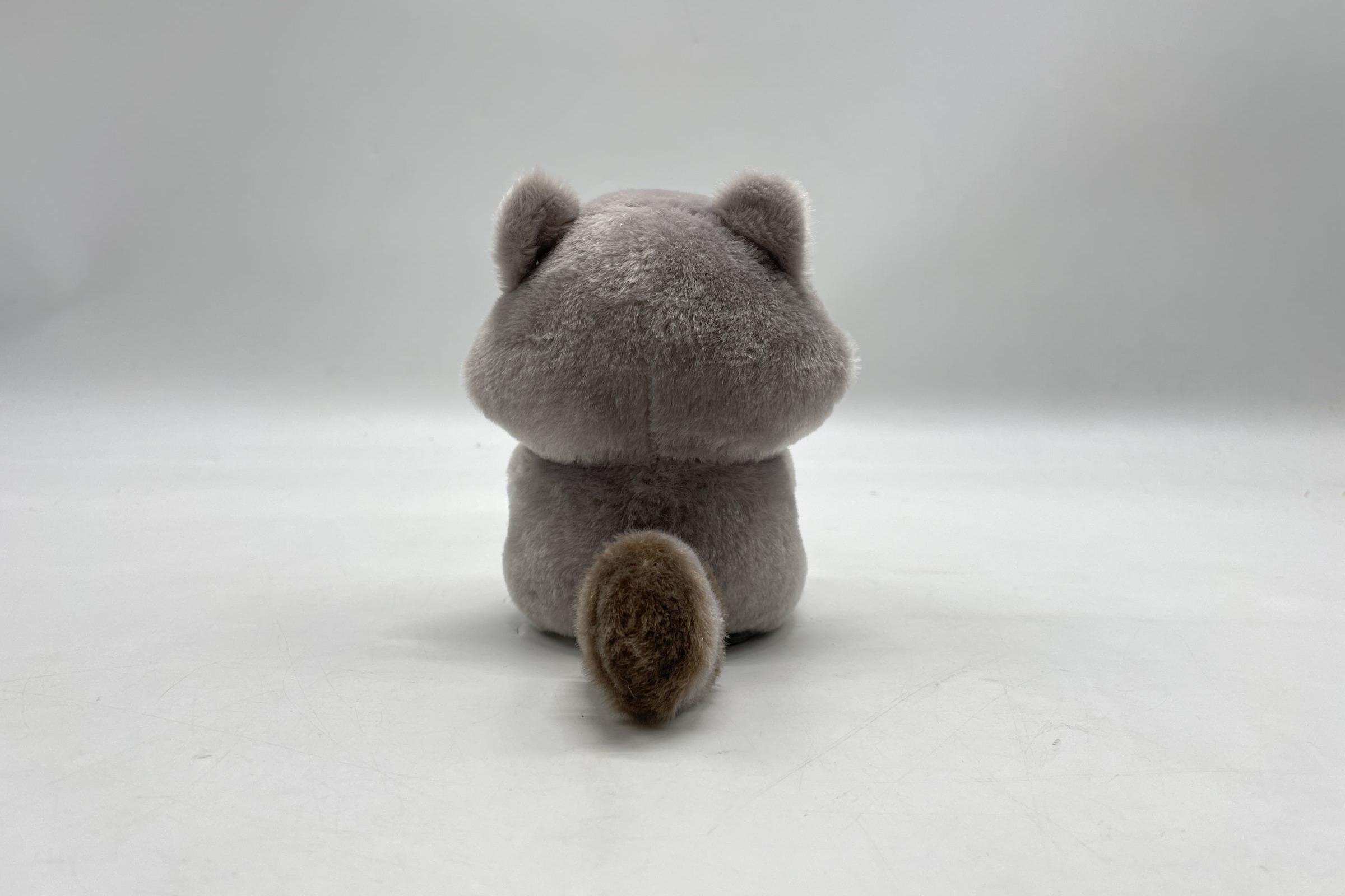 Custom Raccoon Shoulder Sitter Plush Toy